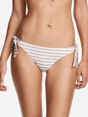 Акція на Нижня частина купальника жіноча H&M 1841235RP5 34 Біло-сіра в смужку від Rozetka