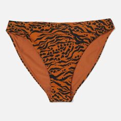 Акція на Нижня частина купальника жіноча H&M XAZ323706BASP 42 Коричнева в чорний візерунок від Rozetka