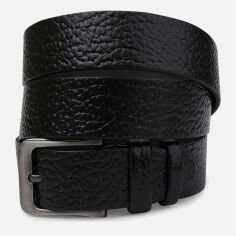 Акція на Чоловічий ремінь шкіряний Vintage leather-20743 138 см Чорний від Rozetka