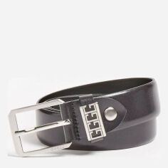 Акція на Ремінь чоловічий з натуральної шкіри Guess Adjustable Belt BM7430LEA35-BSI 95 см (M) Чорний від Rozetka