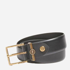 Акція на Ремінь чоловічий з натуральної шкіри Guess Adjustable Belt BM7431LEA35-BLA 105 см (L) Чорний від Rozetka