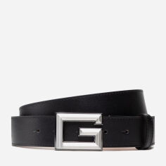 Акція на Ремінь чоловічий з натуральної шкіри Guess Not Rever& Adjustable BM7532LEA35-BLA M (95 см) Чорний від Rozetka