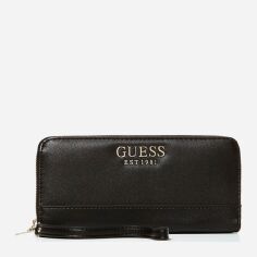 Акція на Гаманець жіночий Guess SWVG7480460-BLA Чорний від Rozetka