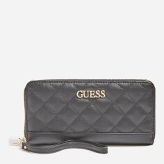 Акція на Гаманець жіночий Guess SWVG7970460-BLA Чорний від Rozetka