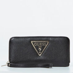 Акція на Гаманець жіночий Guess SWVG7584460-BLA Чорний від Rozetka