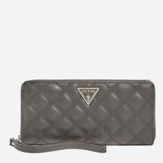 Акція на Гаманець жіночий Guess Cessily Slg Large Zip Around SWEV7679460-BLA Чорний від Rozetka