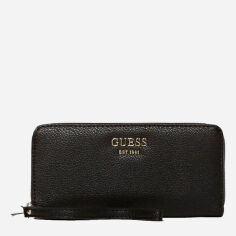 Акція на Гаманець жіночий Guess Vikky Slg Large Zip Around SWVG6995460-BLA Чорний від Rozetka