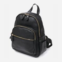 Акция на Жіночий рюкзак шкіряний Vintage leather-20676 Чорний от Rozetka