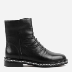 Акція на Жіночі зимові черевики високі Basconi 10556 38 Чорні від Rozetka