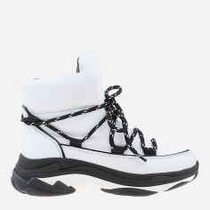 Акция на Жіночі зимові черевики низькі Vikttorio R4795 36 23 см Білі от Rozetka