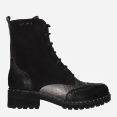 Акція на Жіночі зимові черевики високі Maurizi 2025 37 23.5 см Чорні від Rozetka