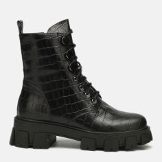 Акция на Жіночі зимові черевики високі Blizzarini Y228H-A5-C155-6J 39 24.5 см Чорні от Rozetka