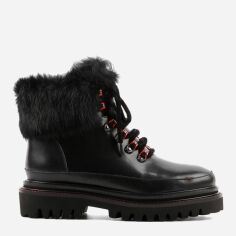 Акція на Жіночі зимові черевики високі Le'BERDES 00000012211 38 24.5 см Чорні від Rozetka