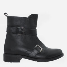 Акція на Жіночі зимові черевики високі Black&White Rbw1287 36 23 см Чорні від Rozetka
