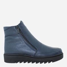 Акция на Жіночі зимові черевики низькі Saurini R932-1 37 23.5 см Сині от Rozetka
