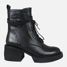 Акція на Жіночі зимові черевики високі Blizzarini LE232-01-Y314G 36 (23 см) Чорні від Rozetka