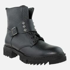 Акція на Жіночі зимові черевики високі Vito Villini Rv1107-22 Rv1107-22 38 24 см Чорні від Rozetka