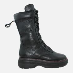 Акция на Жіночі зимові черевики високі EL PASSO Re2755-22 37 23.5 см Чорні от Rozetka