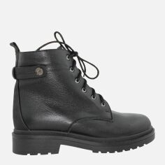 Акция на Жіночі зимові черевики низькі EL PASSO Re2566-22 37 23.5 см Чорні от Rozetka