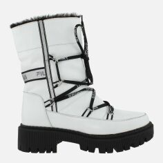 Акция на Жіночі зимові черевики високі EL PASSO Re2588 37 23.5 см Білі от Rozetka