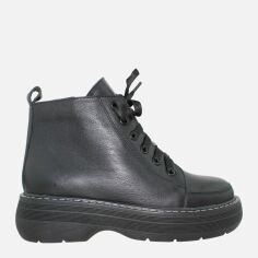 Акция на Жіночі зимові черевики низькі EL PASSO Re2618-1 37 23.5 см Чорні от Rozetka