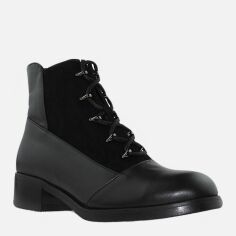 Акція на Жіночі зимові черевики низькі Alamo RaДжанет0-201 37 24 см Чорні від Rozetka