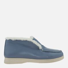 Акция на Жіночі зимові черевики низькі EL PASSO Re2711 37 23.5 см Сіро-блакитні от Rozetka