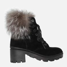 Акция на Жіночі зимові черевики високі EL PASSO Re1211-1-11 37 23.5 см Чорні от Rozetka