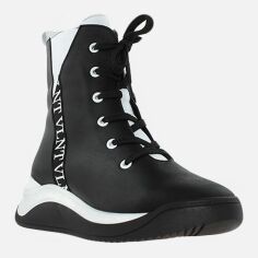 Акция на Жіночі зимові черевики високі Alamo RaКерол0-204 37 24 см Чорні от Rozetka