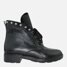 Акция на Жіночі зимові черевики низькі EL PASSO Re2472 37 23.5 см Чорні от Rozetka