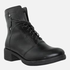 Акція на Жіночі зимові черевики високі Alvista RaL301 37 23.5 см Чорні від Rozetka