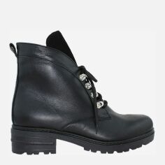 Акция на Жіночі зимові черевики низькі EL PASSO Re2472-5 37 23.5 см Чорні от Rozetka