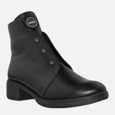 Акция на Жіночі зимові черевики високі Alvista RaL613 37 23.5 см Чорні от Rozetka