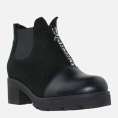 Акция на Жіночі черевики низькі Alvista Rg20-72263 36 23 см Чорні от Rozetka