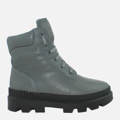 Акция на Жіночі зимові черевики високі EL PASSO Re2515-18 37 23.5 см Сірі от Rozetka