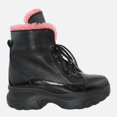 Акція на Жіночі зимові черевики високі EL PASSO Re2587 37 23.5 см Чорні від Rozetka
