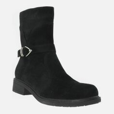 Акция на Жіночі зимові черевики високі Alvista RA20-72265-11 37 23.5 см Чорні от Rozetka