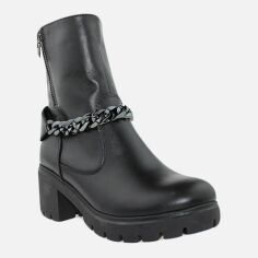 Акция на Жіночі зимові черевики високі Alvista RaL307 37 23.5 см Чорні от Rozetka