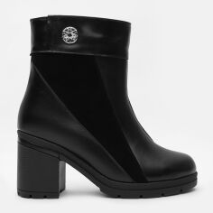 Акція на Жіночі зимові черевики високі Alvista RA2190 37 23.5 см Чорні від Rozetka