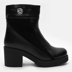 Акция на Жіночі зимові черевики високі Alvista RA2190-1 38 24 см Чорні от Rozetka