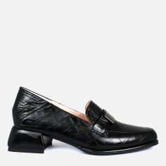 Акция на Жіночі туфлі зі шкіри Blizzarini A671-YC85-T9 40 25 см Чорні от Rozetka