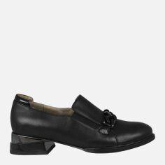 Акция на Жіночі туфлі зі шкіри Blizzarini 0A024-N158-303A 36 23 см Чорні от Rozetka