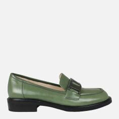 Акція на Жіночі туфлі зі шкіри Blizzarini LD143-02-NP589TA 36 23 см Зелені від Rozetka