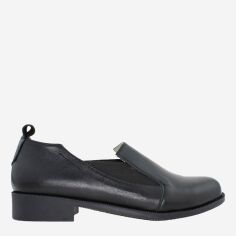 Акция на Жіночі туфлі зі шкіри Mane Shoes Rm-302 37 23.5 см Чорні от Rozetka