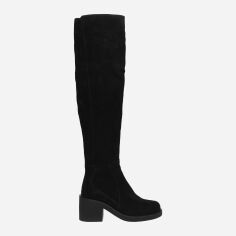 Акція на Жіночі зимові чоботи Maurizi 22863-11 40 (25 см) Чорні від Rozetka