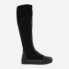Акція на Жіночі зимові чоботи Franzini 2034-11 37 (23.5 см) Чорні від Rozetka