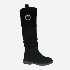 Акція на Жіночі зимові чоботи Blizzarini KR848-01-333-B 38 24 см Чорні від Rozetka