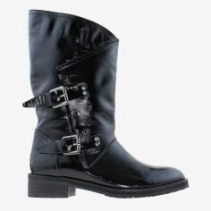 Акция на Жіночі чоботи Black&White Rbw20525 36 23.5 см Чорні от Rozetka