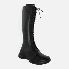 Акція на Жіночі чоботи Daragani Rde39-8 37 23.5 см Чорні від Rozetka
