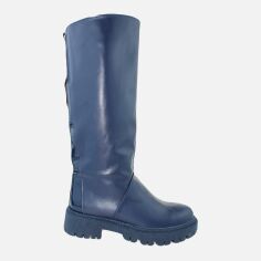 Акция на Жіночі зимові чоботи EL PASSO Re1085-7 37 23.5 см Сині от Rozetka